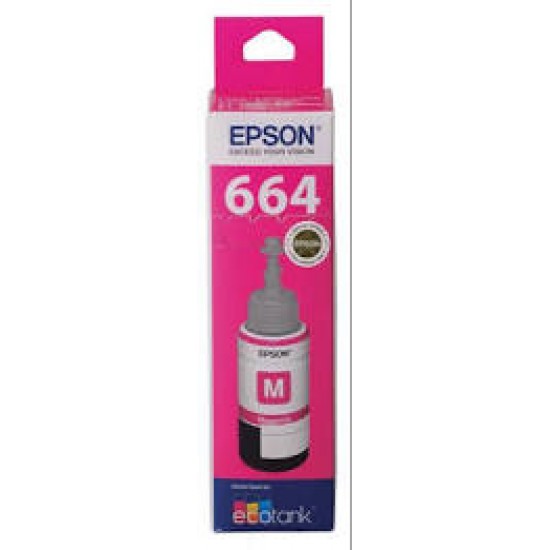 Epson C13T664300 No.T664 洋紅色補充墨水
