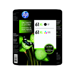 HP J3N03AA No. 61XL 加大裝黑色+彩色打印墨盒系列及相片超值包 (連60 張/10 x 15 cm相紙)
