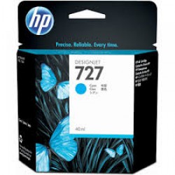 HP B3P13A No.727 40-ml 青色(藍色) 打印墨盒