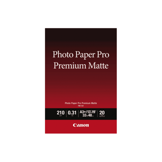 Canon  PM-101A3+  A3+ 優質唖光面相紙 (20張)