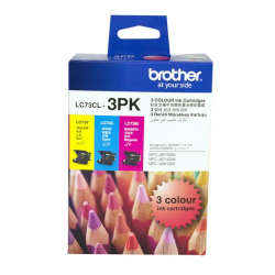 BROTHER LC73CL3PK C/M/Y 三色墨盒套裝 (每墨盒約600 張)