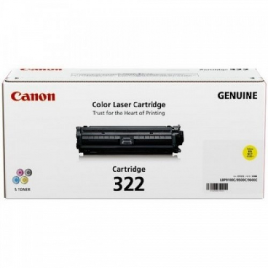 Canon CRG-322Y 黃色標準容量碳粉盒